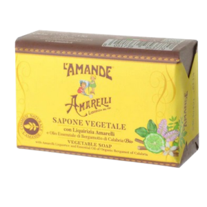 Sapone vegetale con Liquirizia e olio essenziale di Bergamotto (L'Amande)